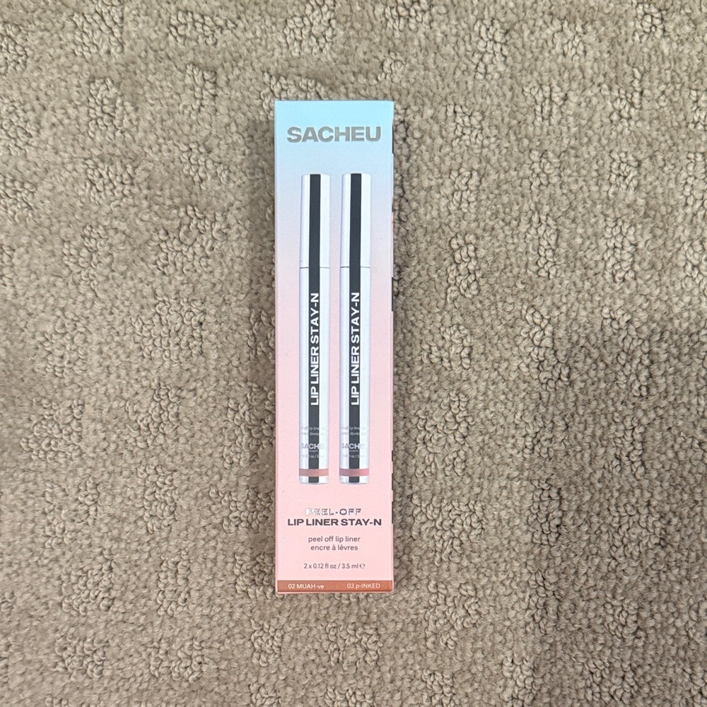 Sacheu viral Lip Liner Stay-N Set - Pink and Brown